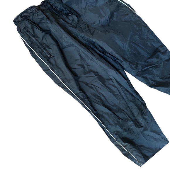 Nike Team Vintage Y2K Black with White stripe Lined Track Pant size XL - Picture 5 of 7